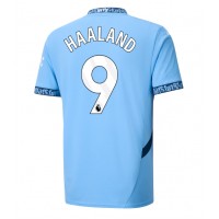 Camiseta Manchester City Erling Haaland #9 Primera Equipación 2024-25 manga corta